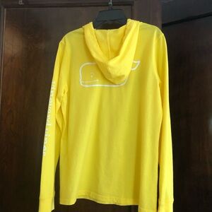 Vineyard Vines Yellow hooded long sleeve top small men’s women’s boys girls teen
